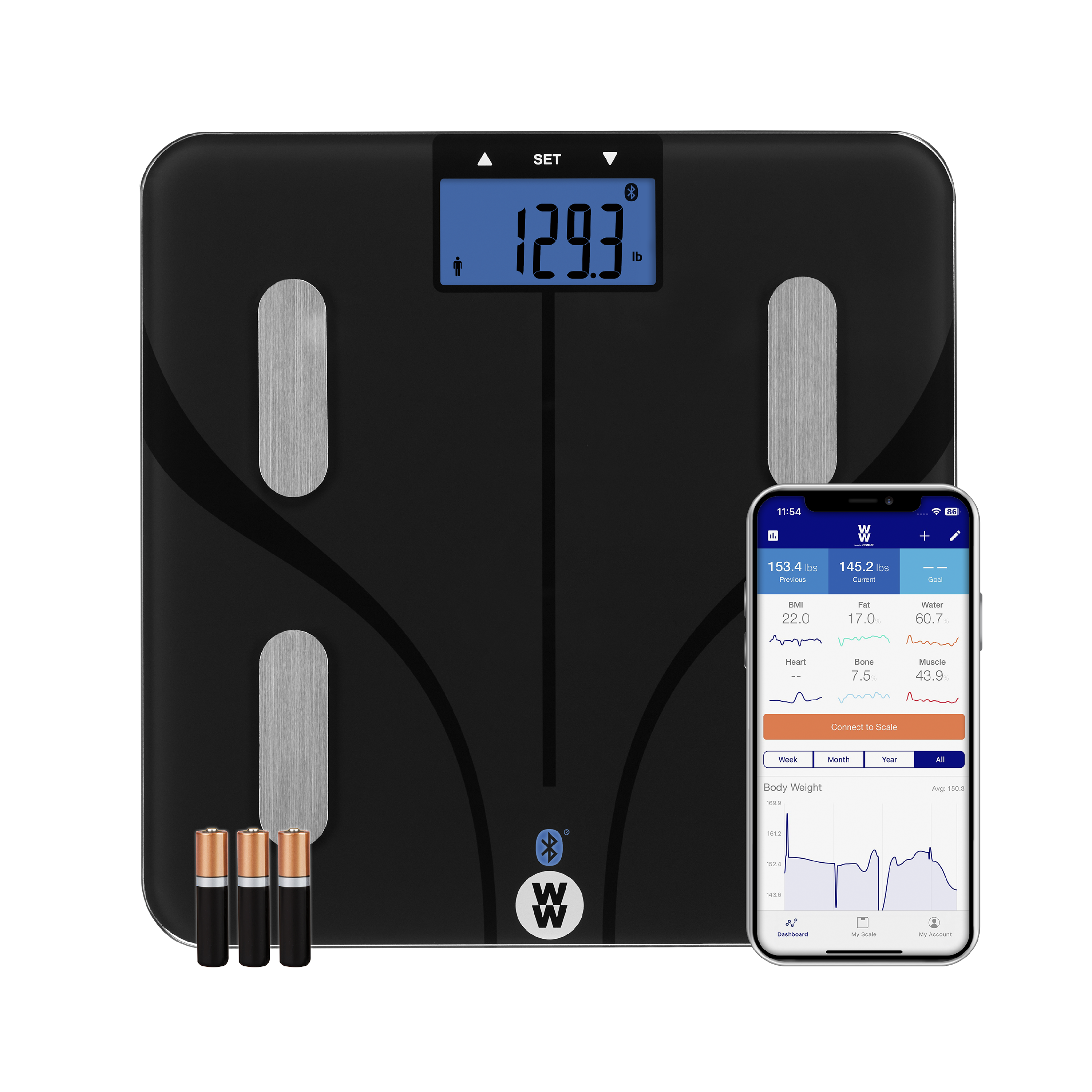 Bluetooth Body Analysis Scale image number 1